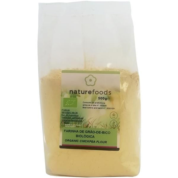 Farinha de Grão Biológico 500g - Naturefoods - Crisdietética