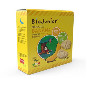 Bolacha de Banana 7+ 100g - BioJunior - Crisdietética