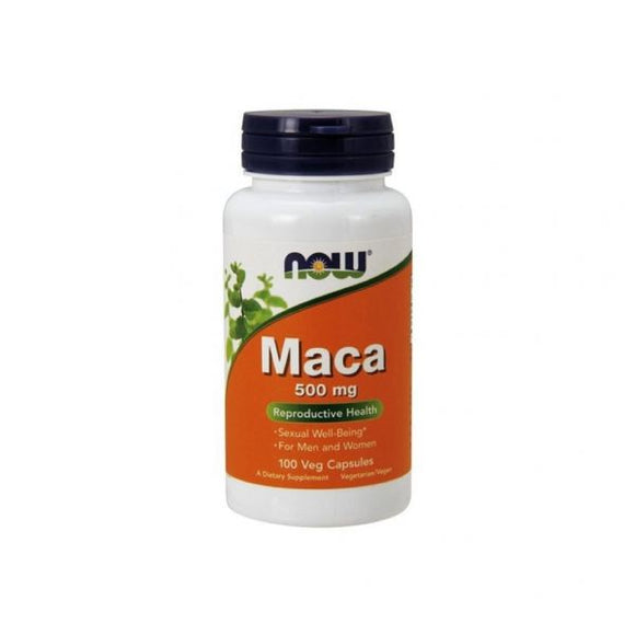 Maca 500mg 100 cápsulas - Now - Crisdietética