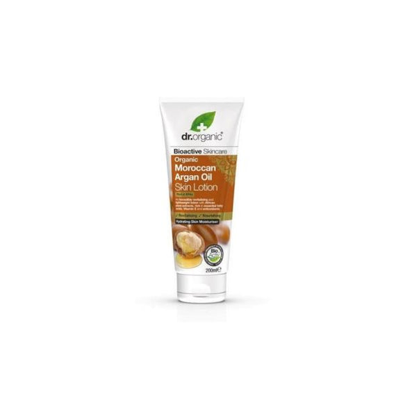 Loção Corporal com Óleo de Argão 200ml - Dr.Organic - Crisdietética