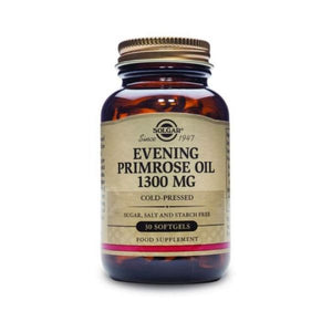 Evening Primrose Oil 1300mg 30 Cápsulas - Solgar - Crisdietética