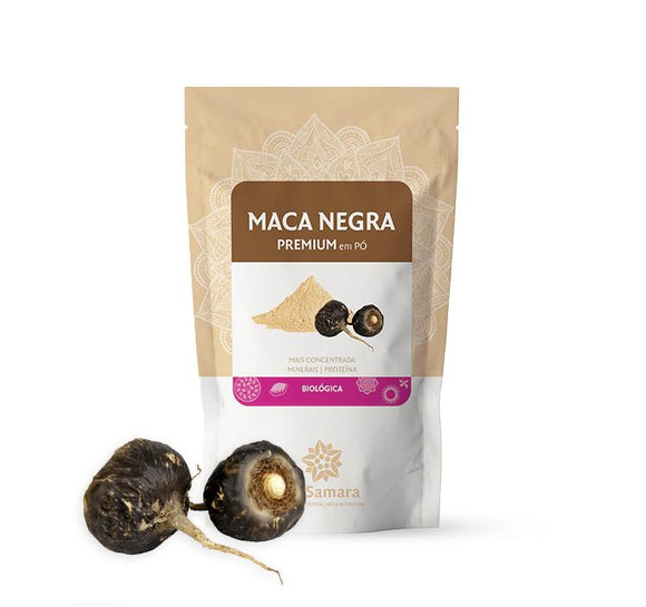 Maca Negra Premium em Pó Bio 1kg - Biosamara - Crisdietética