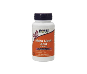 Alpha Lipoic Acid 100mg 60 cápsulas - Now - Crisdietética