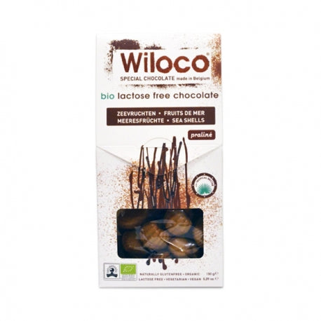 Chocolate Frutos do Mar Pralinés Biológico 150g - Wiloco - Crisdietética