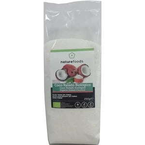 Coco Ralado Biológico 250g - Naturefoods - Crisdietética