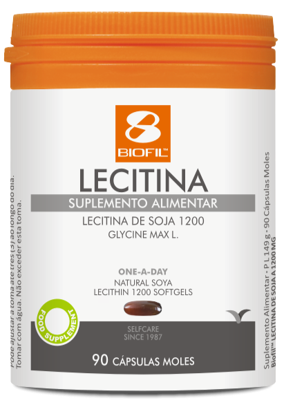 Lecitina 1200mg 90 Cápsulas - Biofil - Crisdietética