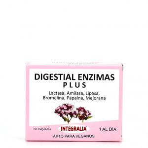 DIGESTIAL ENZIMAS PLUS 30 CÁPSULAS -  INTEGRALIA - Crisdietética