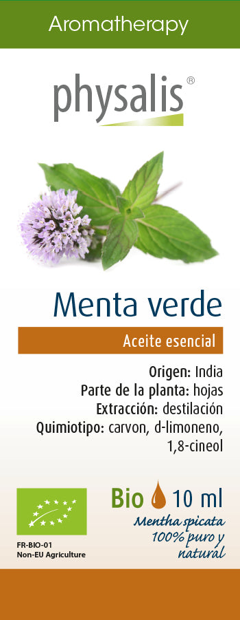 Óleo Essencial Menta Verde 10ml - Physalis - Crisdietética