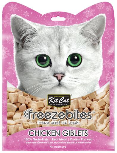 Freeze Bites Chicken Liver 20gr- Kit Cat - Crisdietética