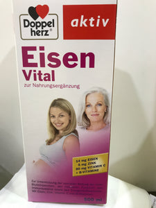 Aktiv Ferro Vital ( Eisen Vital ) 500ml - Doppel Herz - Crisdietética