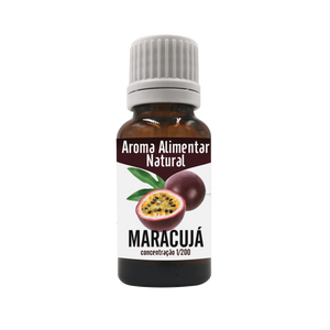 Aroma Alimentar Natural de Maracujá 20ml - Elegante - Crisdietética