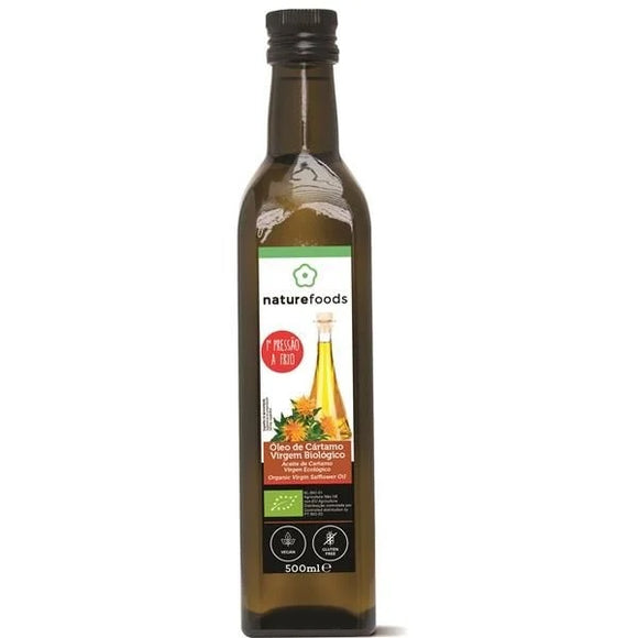 Óleo de Cártamo Virgem Biológico 500ml - Naturefoods - Crisdietética