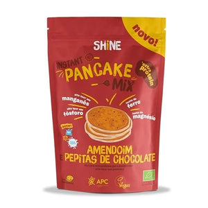 Mix Panqueca Instantânea com Amendoim e Chocolate 400g - Shine - Crisdietética