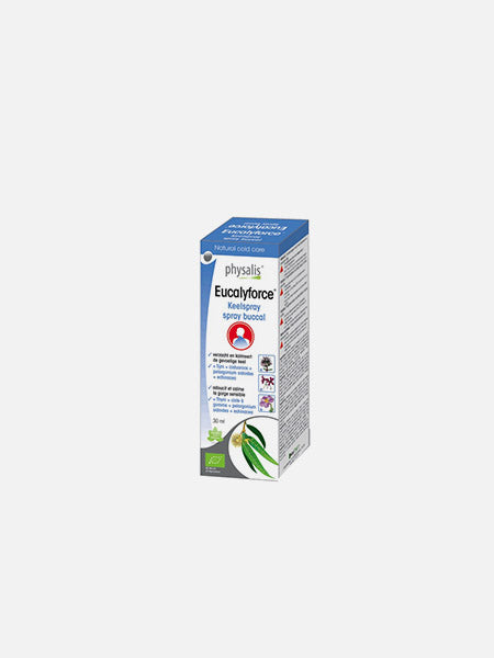 Eucalyforce Spray Bucal 30ml - Physalis - Crisdietética