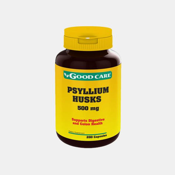 Psyllium Husks 200 Cápsulas - Good Care - Crisdietética