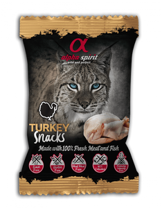 Alpha Spirit Snacks Semi-Moist Turkey 50g - Crisdietética